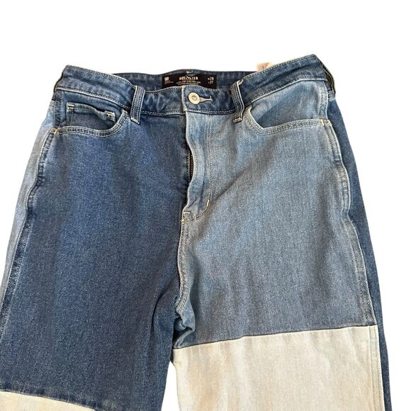 Hollister Women's Jeans Blue Size 29 9R Ultra High-Rise Mom Jean 3 Tone - Picture 3 of 13